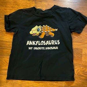 Ankylosaurus dinosaur shirt 4t
